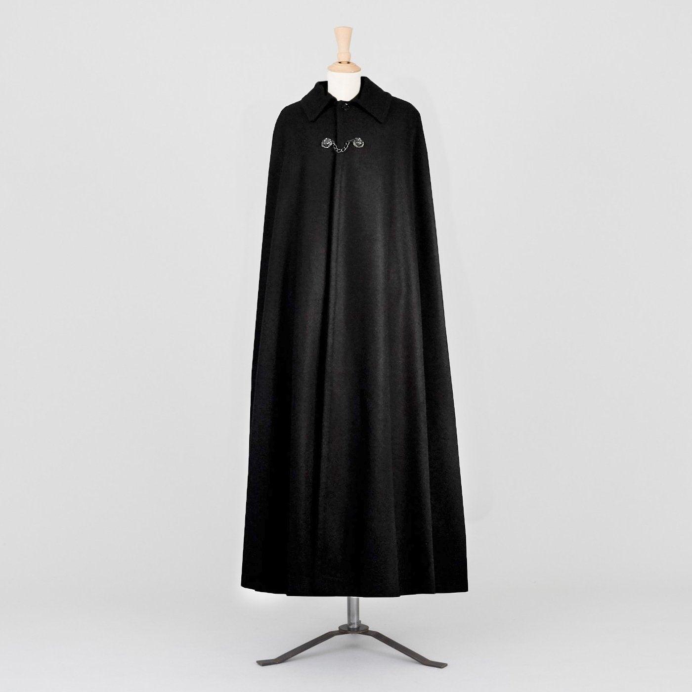 Women's Wool Cloak Coat with Hood