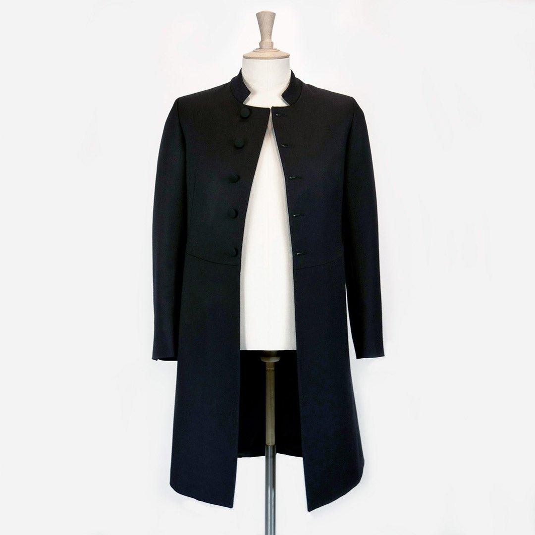 Double-Breasted Frock Coat - Charcoal