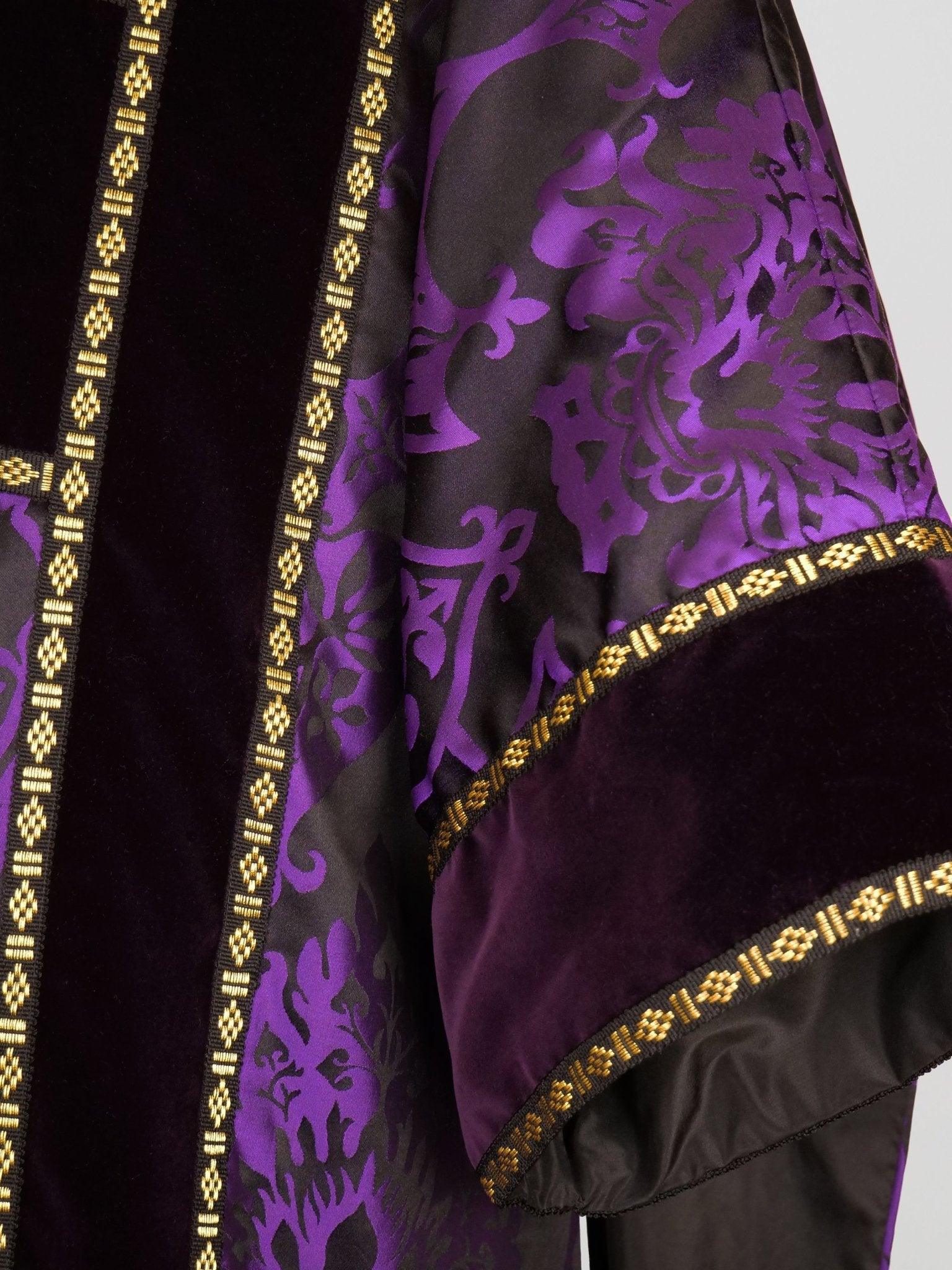 Full Gothic High Mass Set in Black/Purple 'Gothic' with Damson