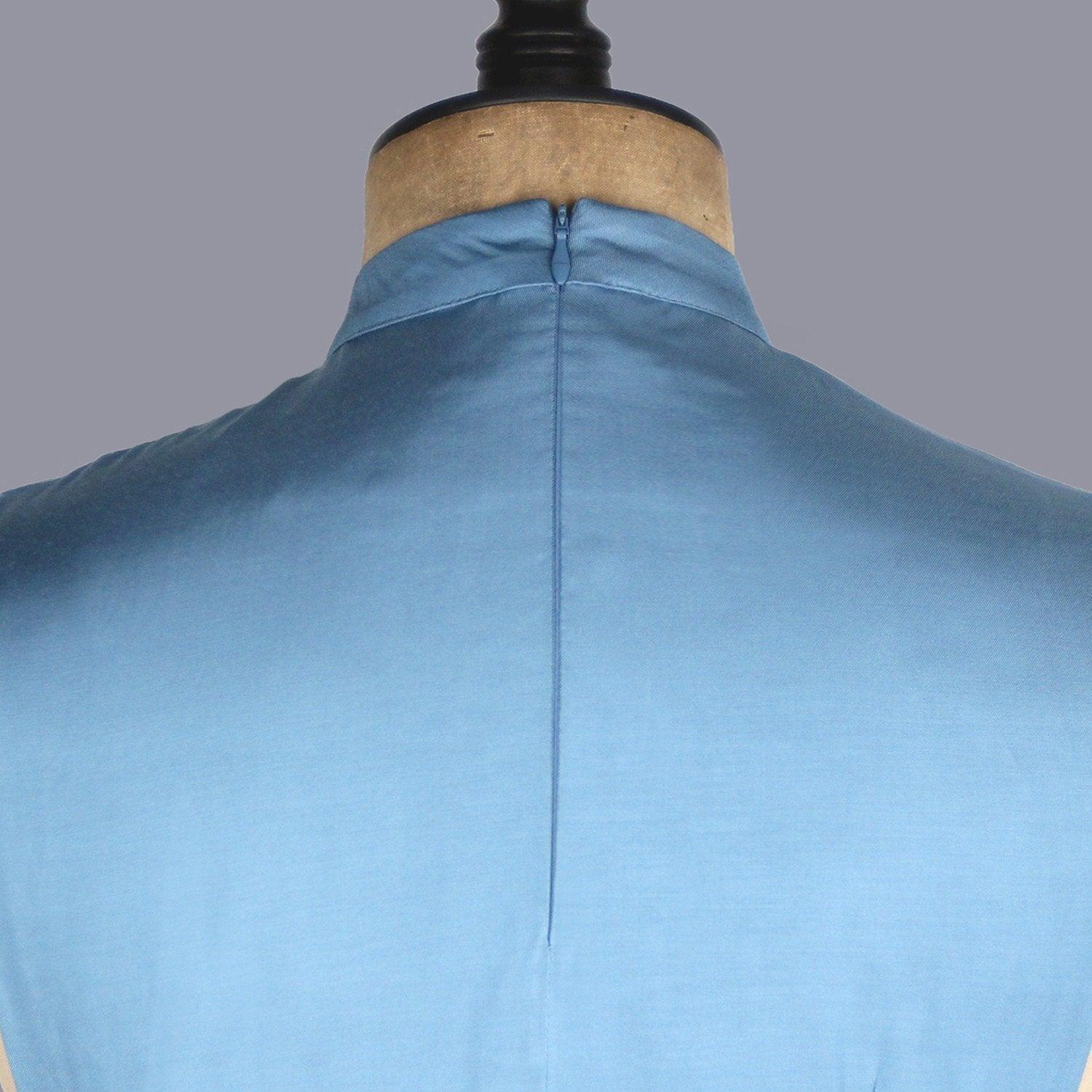 Powder Blue Tailored Vest Stock